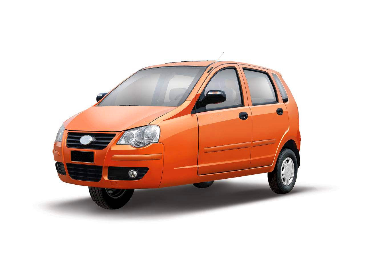 3 wheel vehicle orange with gasoline EFI engine 600cc